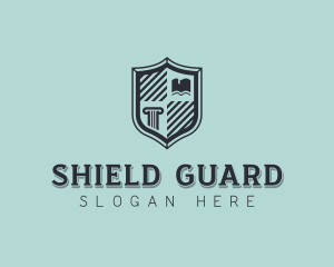 College Academia Shield logo design