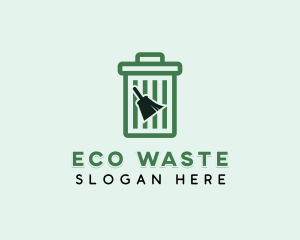 Trash Disposal Sanitation logo design