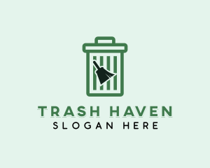 Trash Disposal Sanitation logo design