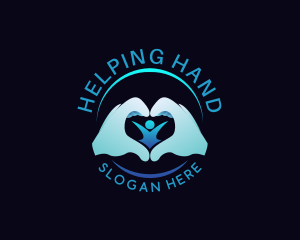 Heart Hands Foundation logo design