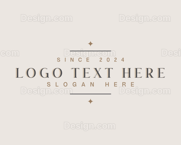 Luxury Jewelry Boutique Logo