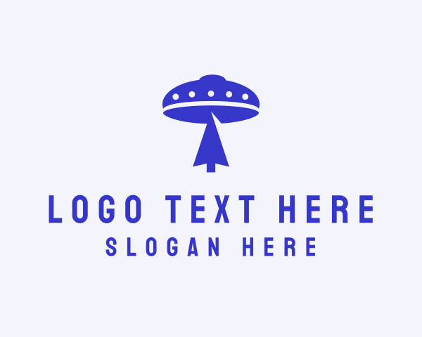Spaceship logo example 3
