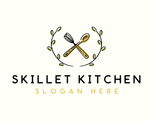 Whisk Spoon Cooking logo design