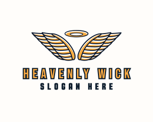 Holy Wing Halo logo design