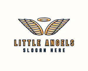 Holy Wing Halo logo design