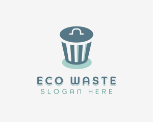 Trash Waste Sanitation logo design