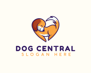 Dog Heart Veterinarian logo design