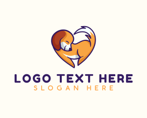 Veterinarian - Dog Heart Veterinarian logo design