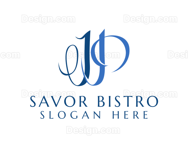 Elegant Letter JP Monogram Logo
