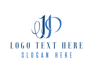 Elegant Letter JP Monogram logo