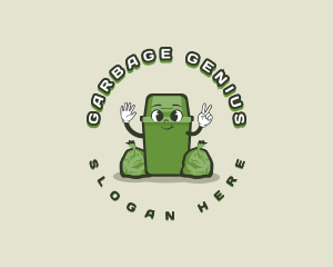 Garbage Rubbish Bin Collector logo