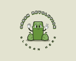 Garbage Rubbish Bin Collector logo