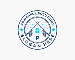 Sanitation Pressure Washing logo design