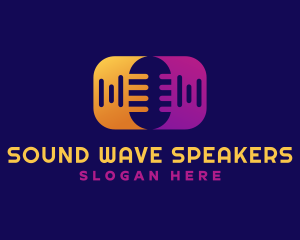 Recording Sound Microphone logo design