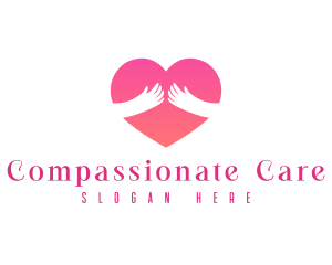 Charity Heart Hug logo design