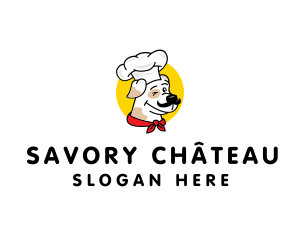 Chef Puppy Dog logo design