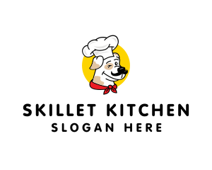 Chef Puppy Dog logo design