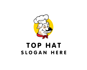 Chef Puppy Dog logo design