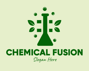 Organic Chemistry Beaker  logo design