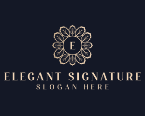 Elegant Leaf Garden logo design