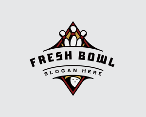 Sports Bowling Championship logo design