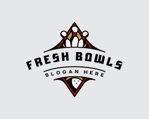 Sports Bowling Championship logo design