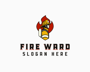 Fire Safety Fireman logo design