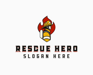 Fire Safety Fireman logo design