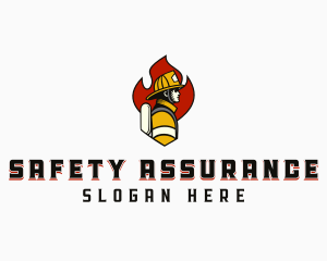 Fire Safety Fireman logo