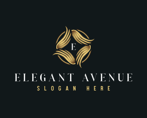 Elegant Luxury Wings logo design