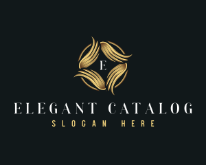 Elegant Luxury Wings logo design