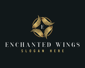 Elegant Luxury Wings logo design