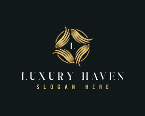 Elegant Luxury Wings logo design