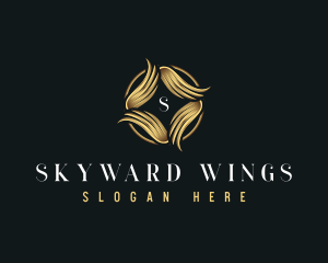 Elegant Luxury Wings logo design