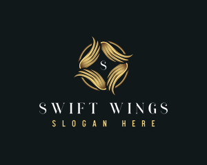 Elegant Luxury Wings logo design