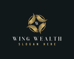 Elegant Luxury Wings logo design