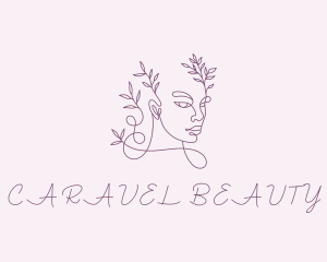 Violet Beauty Skincare logo design