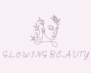 Violet Beauty Skincare logo design