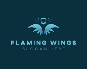 Angelic Holy Wings logo design