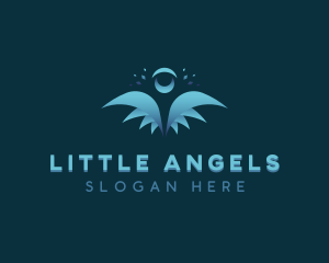 Angelic Holy Wings logo design