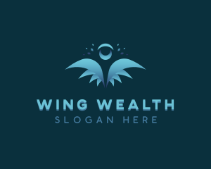 Angelic Holy Wings logo design