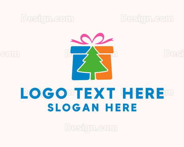 Christmas Gift Box Logo