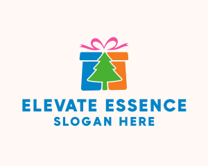 Christmas Gift Box Logo