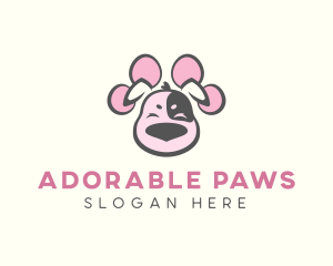 Puppy Paw Pet logo design