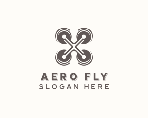 Aerial Quadcopter Drone logo