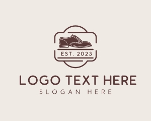 Leather Oxford Shoes Logo