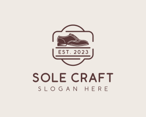 Leather Oxford Shoes logo design