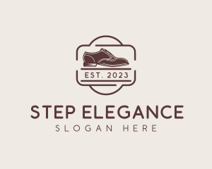 Leather Oxford Shoes logo design