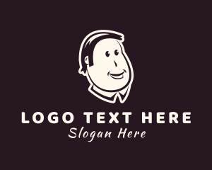 Gentleman Guy Character logo