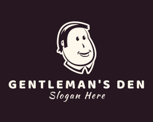 Gentleman Guy Character logo design